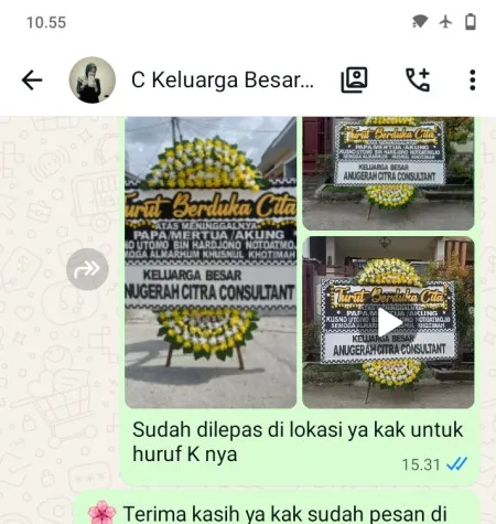 Pengiriman Papan Bunga Duka Cengkareng Timur