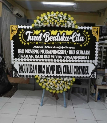 Papan Bunga di Cengkareng Timur